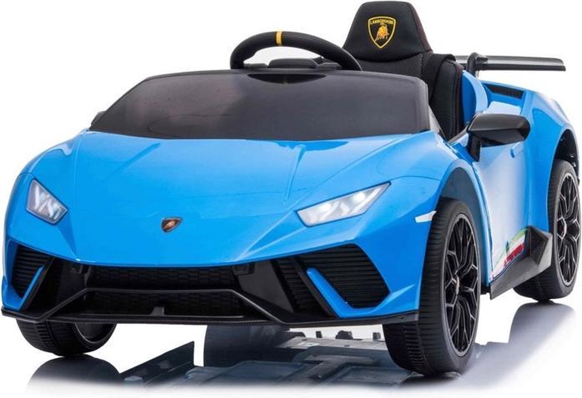 Lamborghini Huracán elektrische kinderauto, 12 volt, rubberen banden, en meer! met Afstandsbediening  | Elektrische Kinderauto